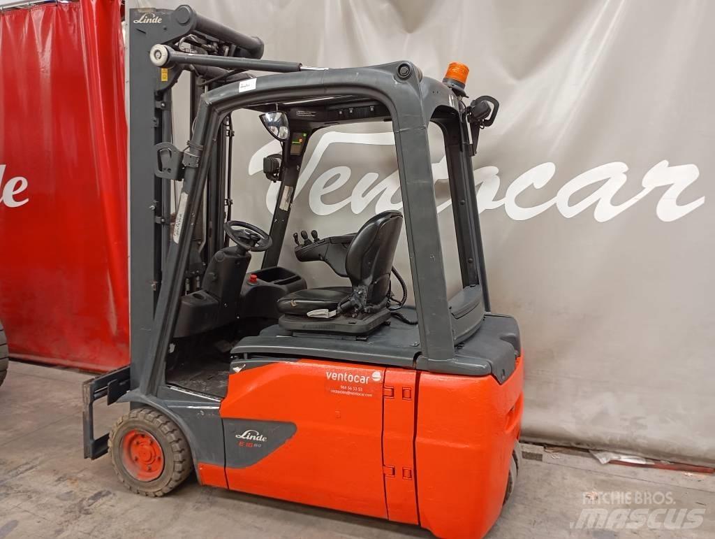 Linde E 16 Elektritõstukid