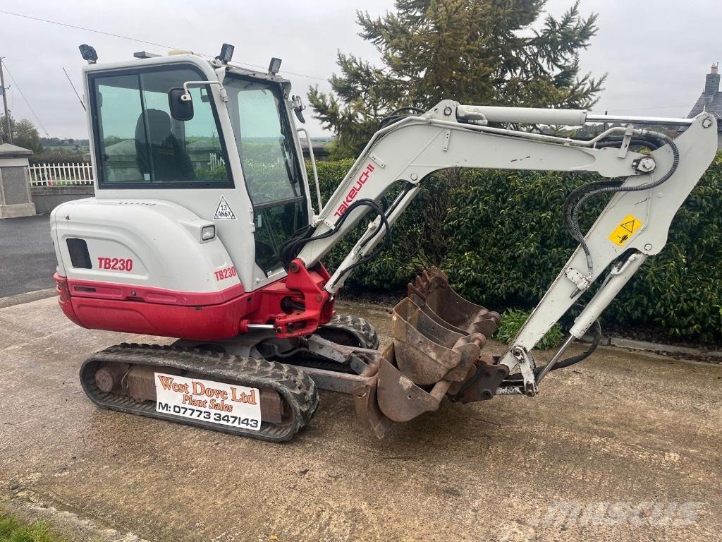 Takeuchi TB 230 Miniekskavaatorid < 7 t