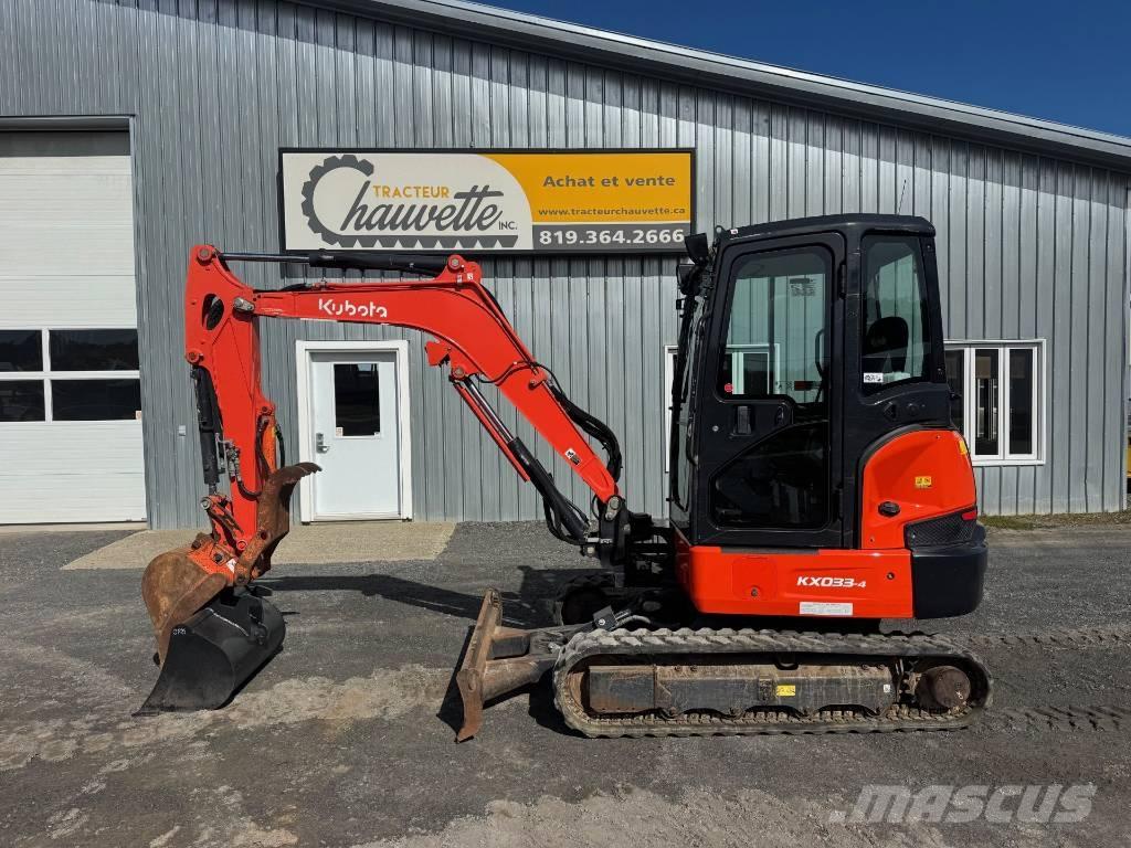 Kubota KX 033-4 Miniekskavaatorid < 7 t