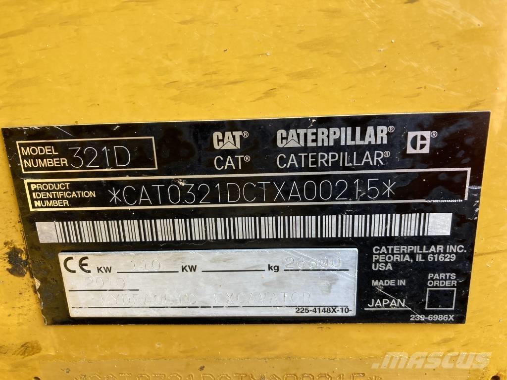 CAT 321 D Roomikekskavaatorid