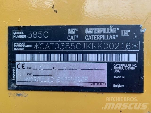 CAT 385 C L  385CL Roomikekskavaatorid