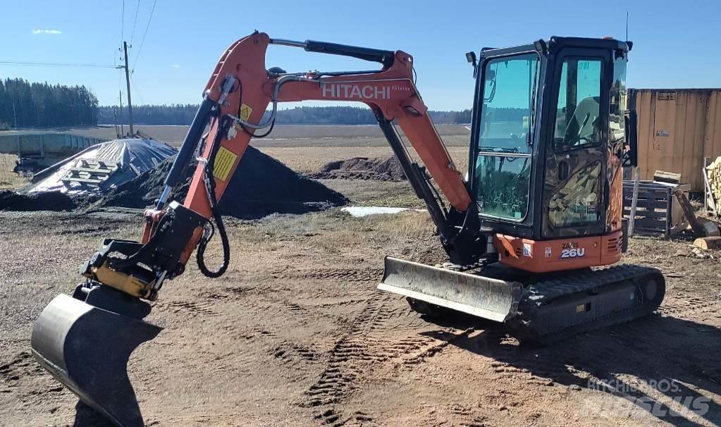 Hitachi Zaxis 26 U Miniekskavaatorid < 7 t
