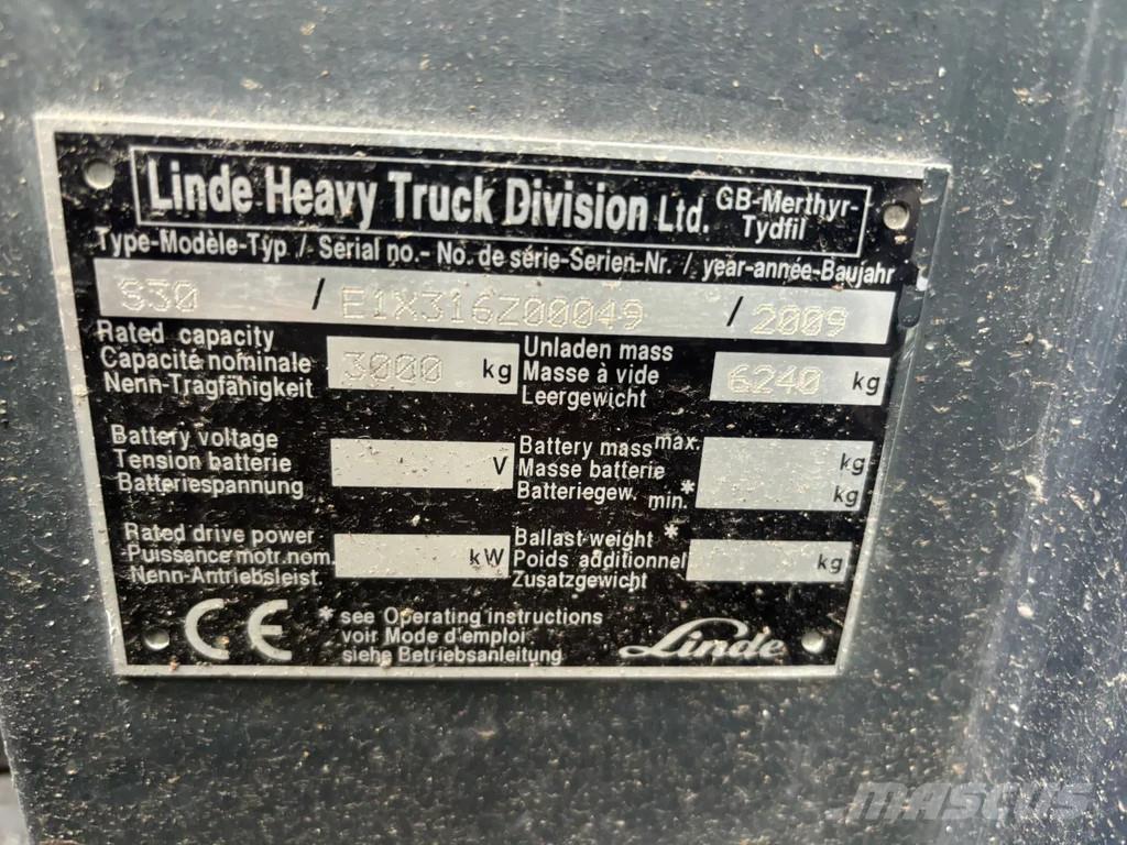 Linde S30 Diesel Külglaadurid