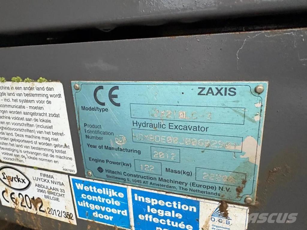 Hitachi ZX210LC-3 Roomikekskavaatorid