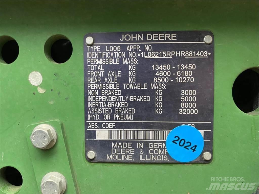 John Deere 6215R Traktorid