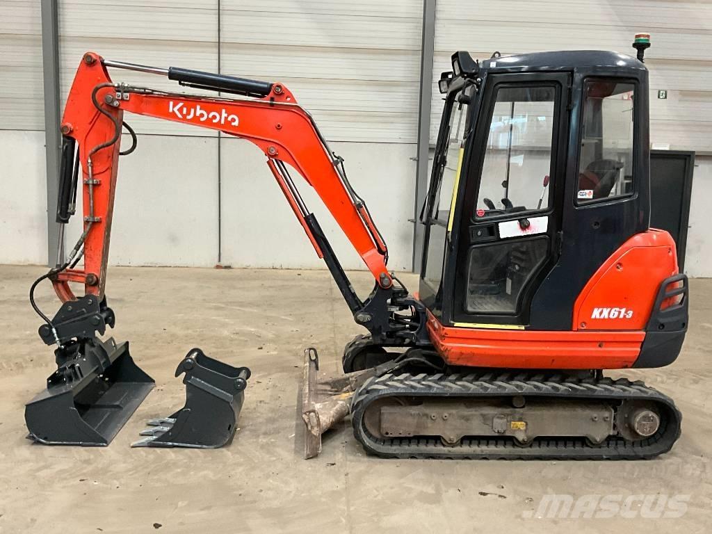 Kubota KX 61-3 Miniekskavaatorid < 7 t