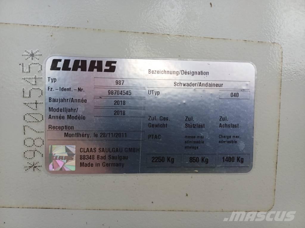 CLAAS Liner 2800 Vaalutid