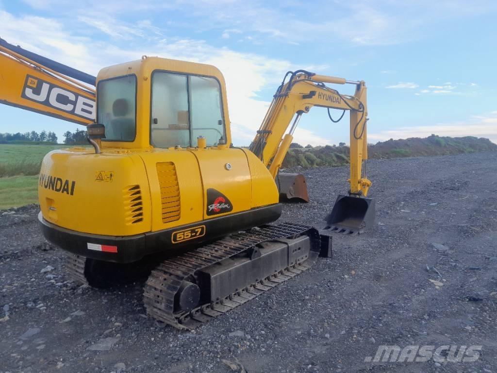 Hyundai R55-7 Roomikekskavaatorid
