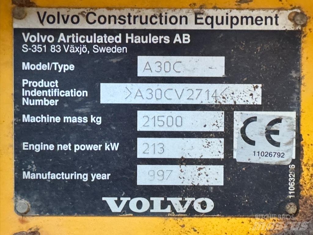 Volvo A 30 C Liigendraamiga pinnaseveokid