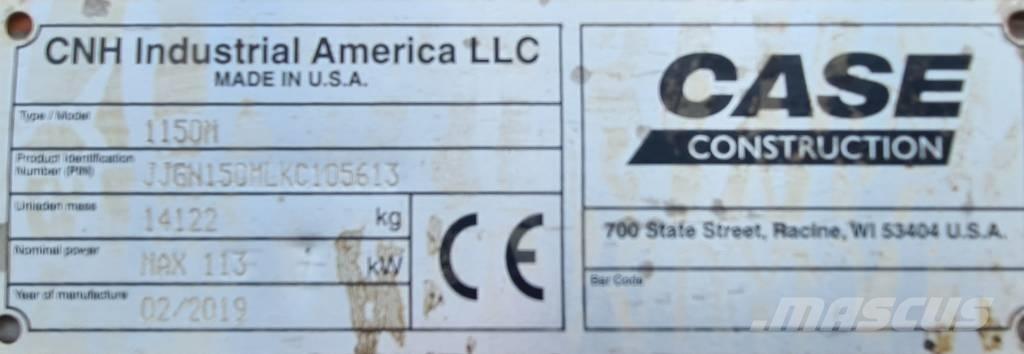 CASE 1150 M Lindid, ketid ja alusvankrid