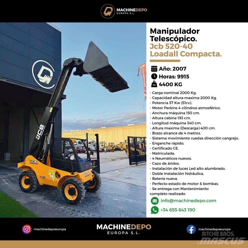 JCB 520-40 Teleskooplaadurid