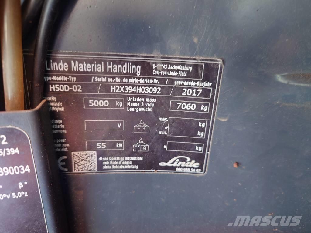 Linde H 50 D Diiseltõstukid