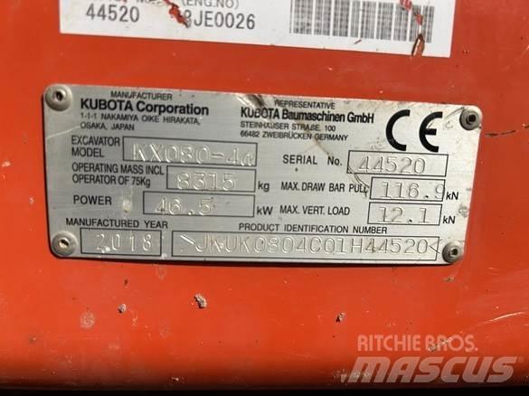 Kubota KX080 - 4 Muu