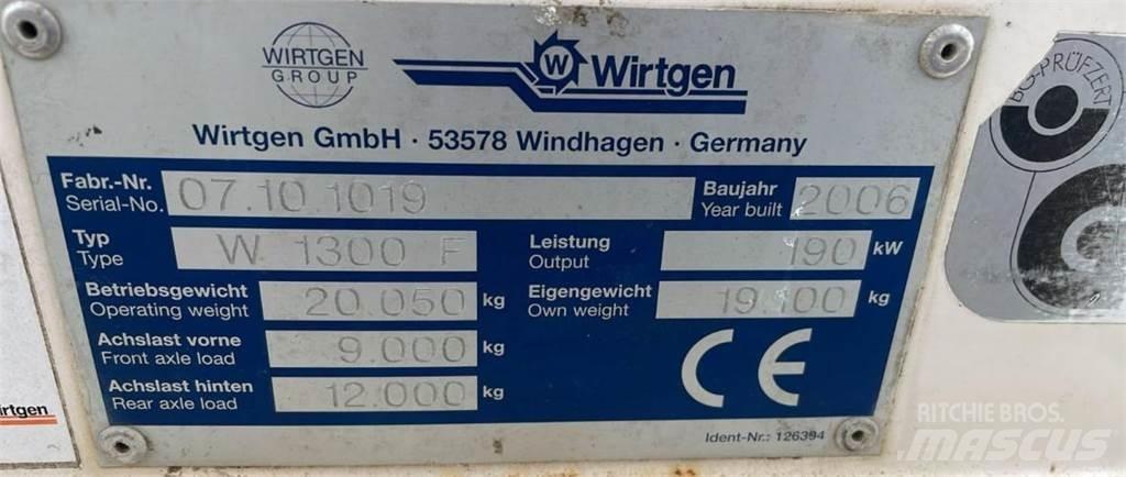 Wirtgen W 1300 F Asfaldi külmfreesimise masinad