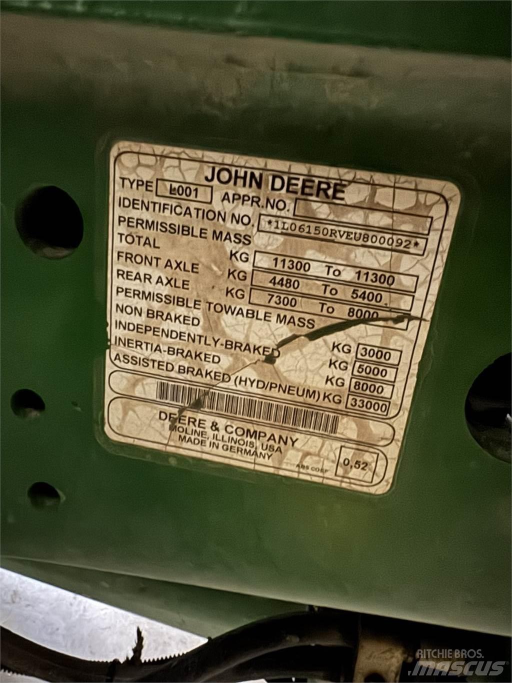 John Deere 6150R Traktorid