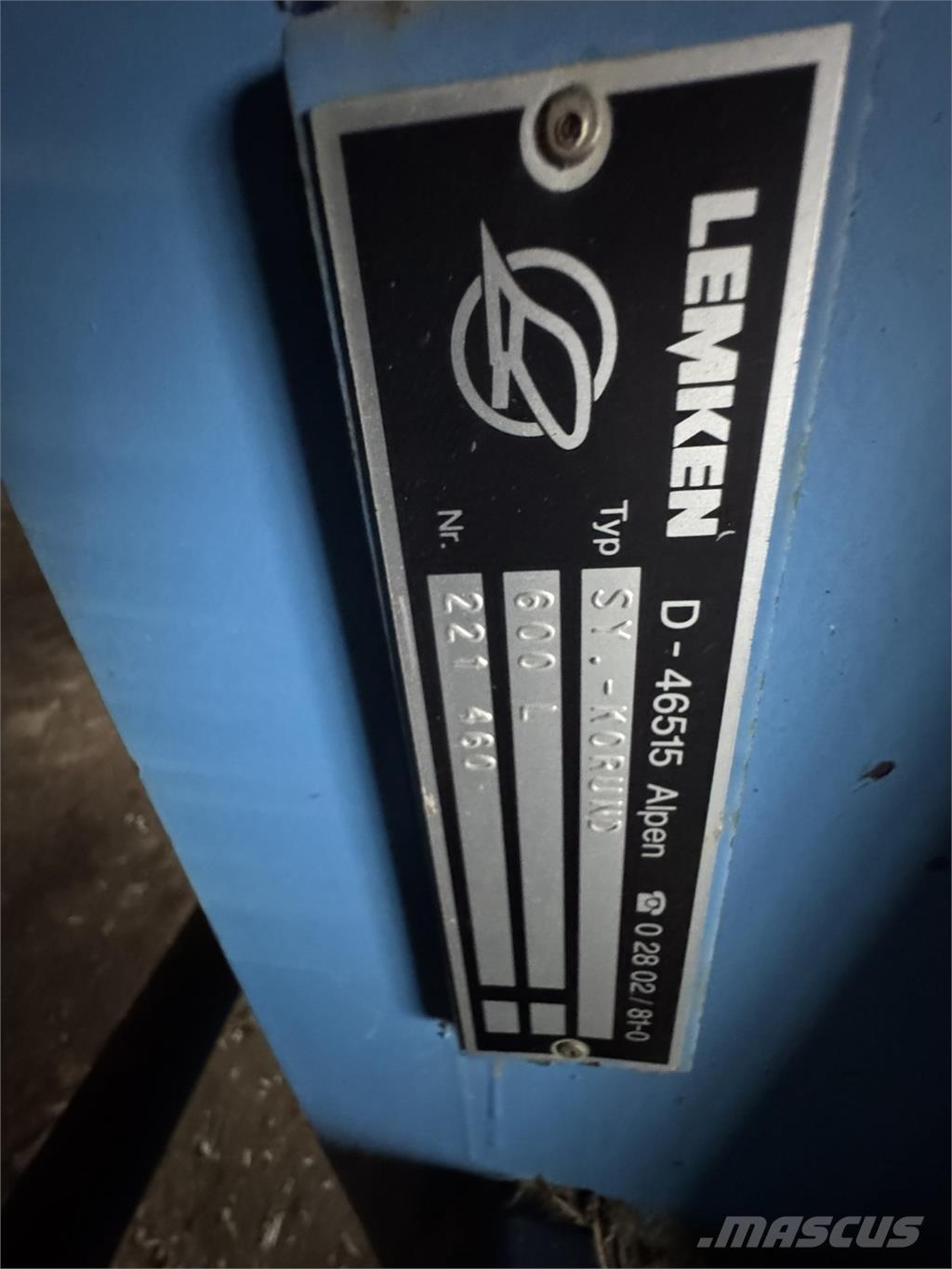 Lemken System-Korund Muu silokoristustehnika