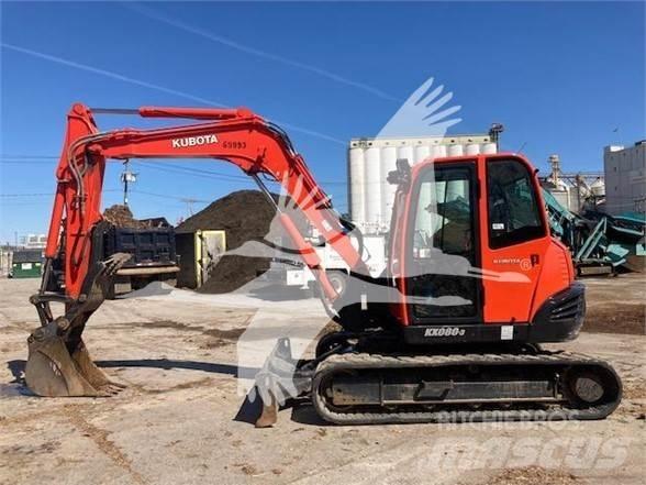 Kubota KX080-3 Roomikekskavaatorid