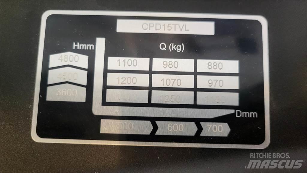  CPD15TVL T4800 Elektritõstukid