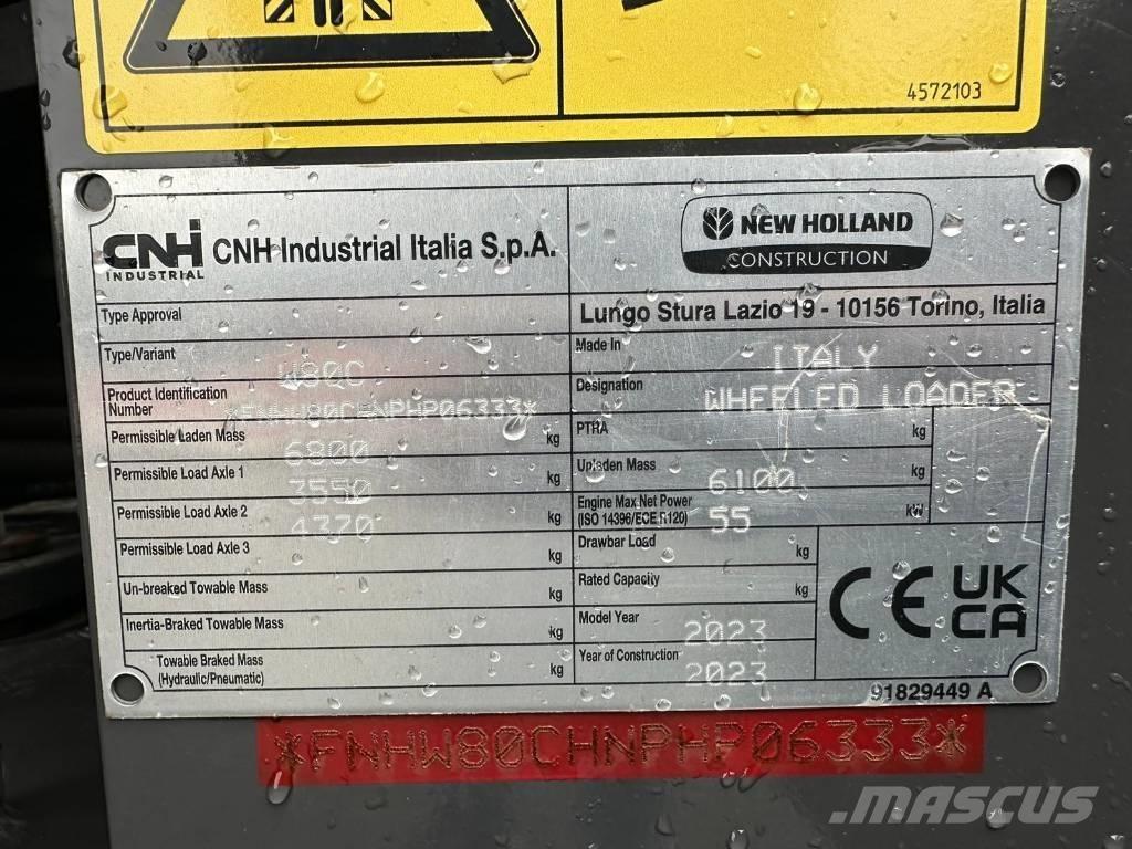 New Holland W 80 C Mitmeotstarbelised laadurid