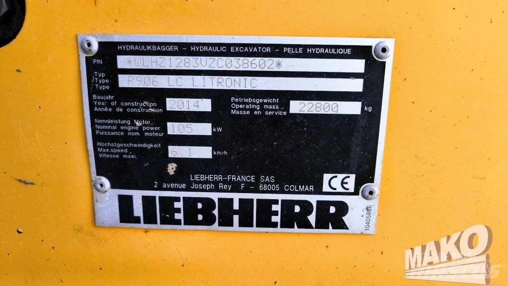 Liebherr R 906 LC Roomikekskavaatorid