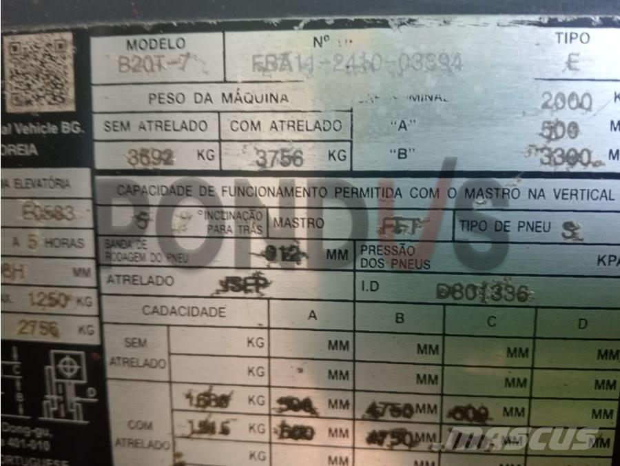 Doosan B 20 T-7 Elektritõstukid