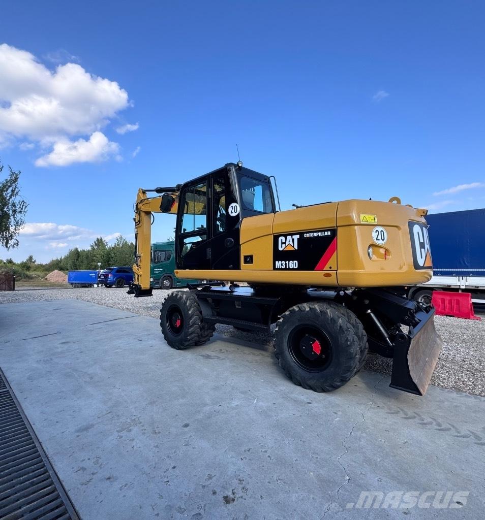 CAT 316 D Ratasekskavaatorid