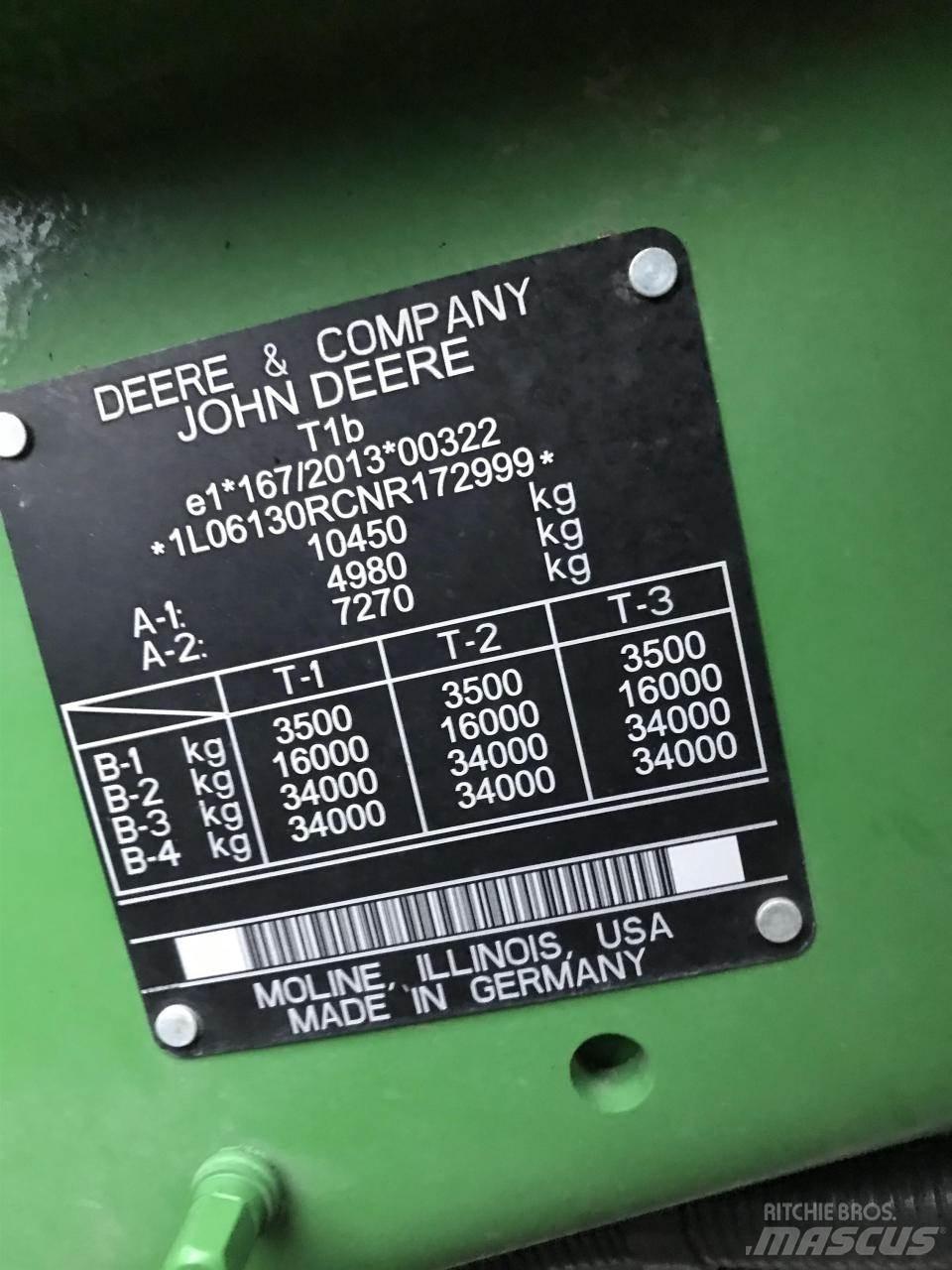 John Deere 6R 130 Traktorid