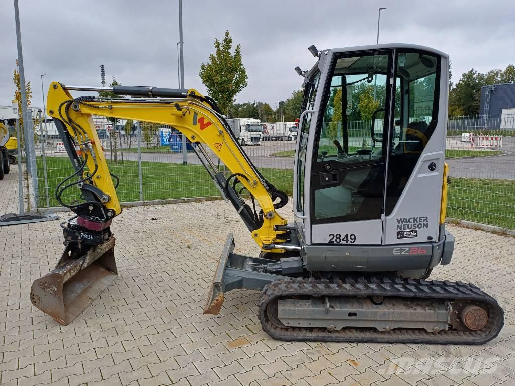 Wacker Neuson EZ26 Roomikekskavaatorid