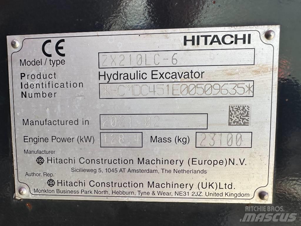 Hitachi ZX 210 LC-6 Roomikekskavaatorid