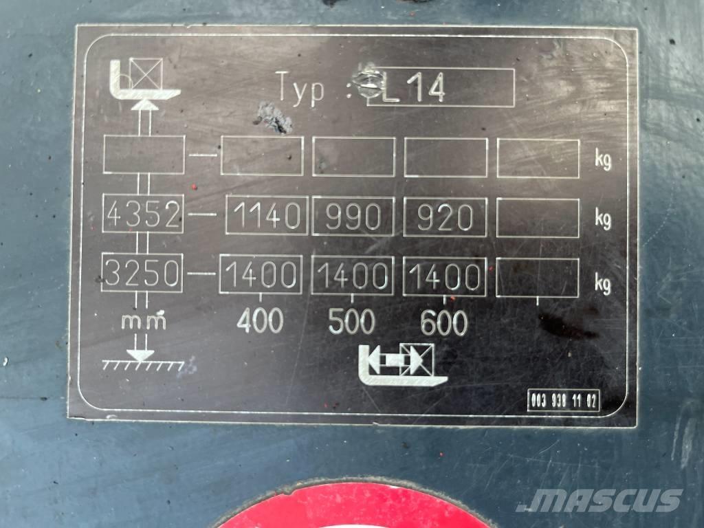 Linde L 14 V-3816 Platvormiga virnastajad