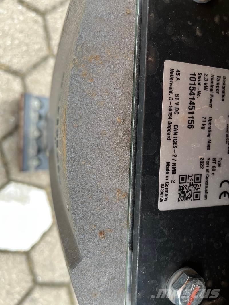 Bomag BT60E Vibraatorid