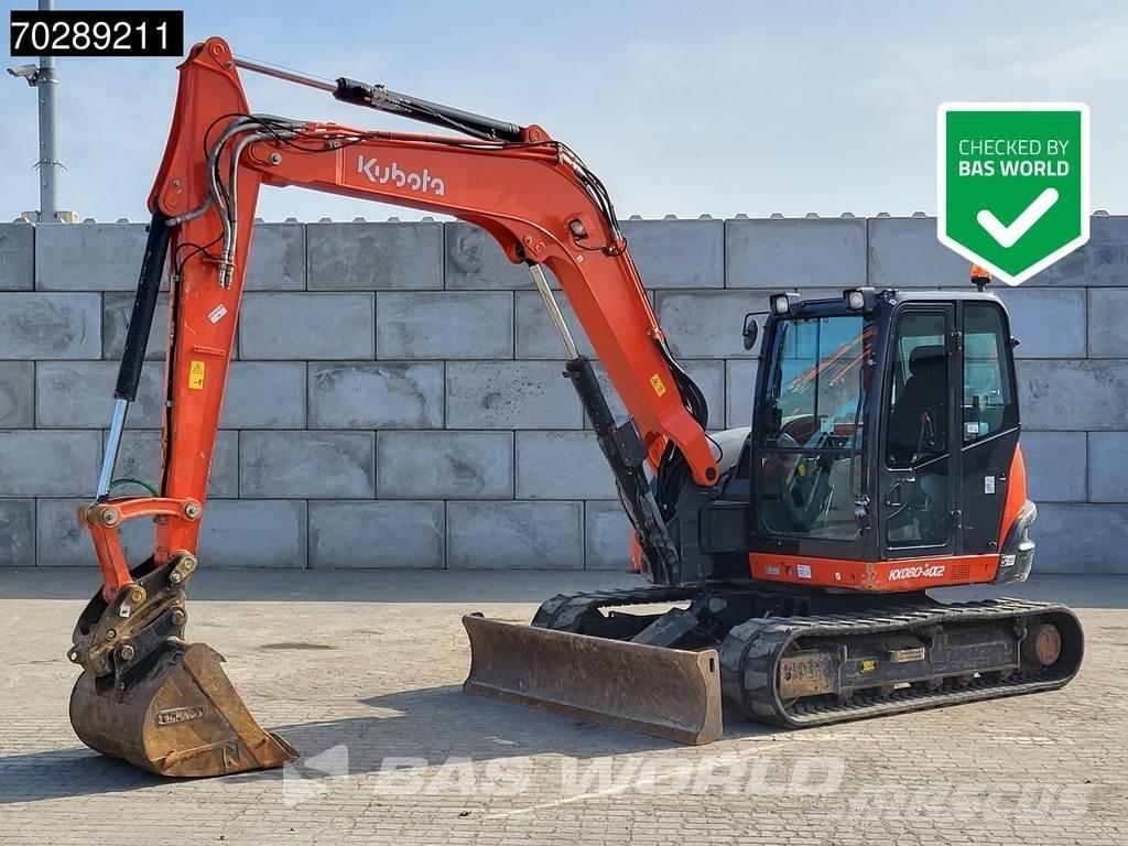 Kubota KX080-4 Miniekskavaatorid < 7 t