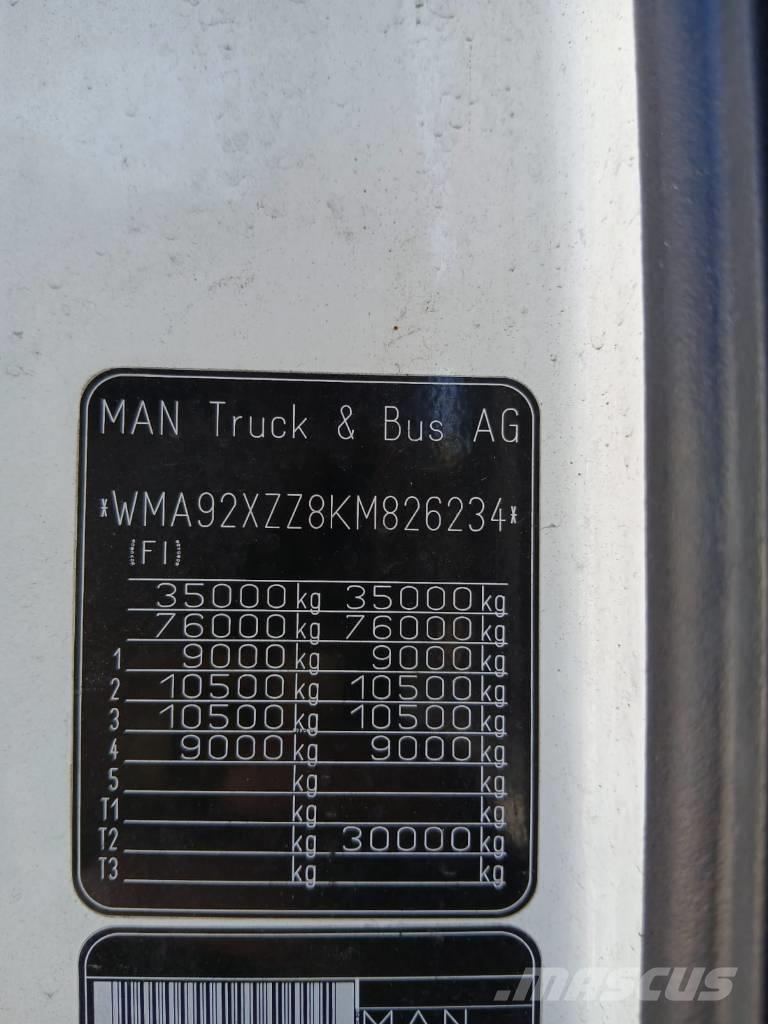 MAN TGX 35.580 Autoveokid