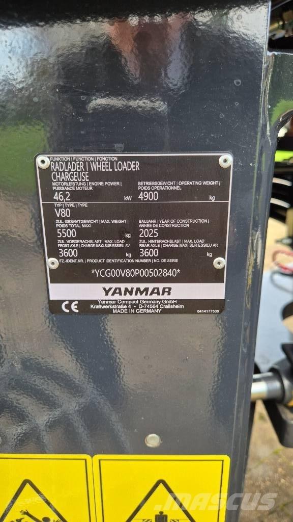 Yanmar V80/5 Rataslaadurid