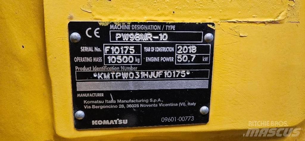 Komatsu PW98 MR10 Ratasekskavaatorid