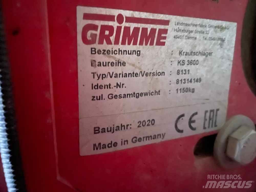Grimme KS 3600 Kartulitehnika - Muud