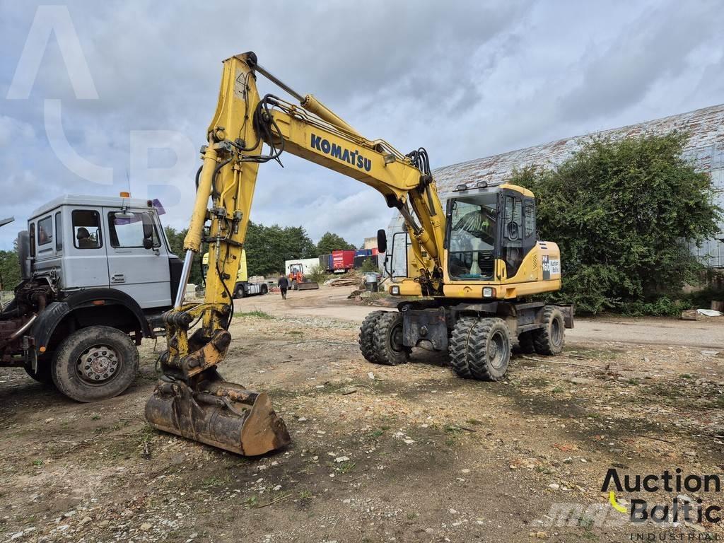Komatsu PW160-7 Ratasekskavaatorid