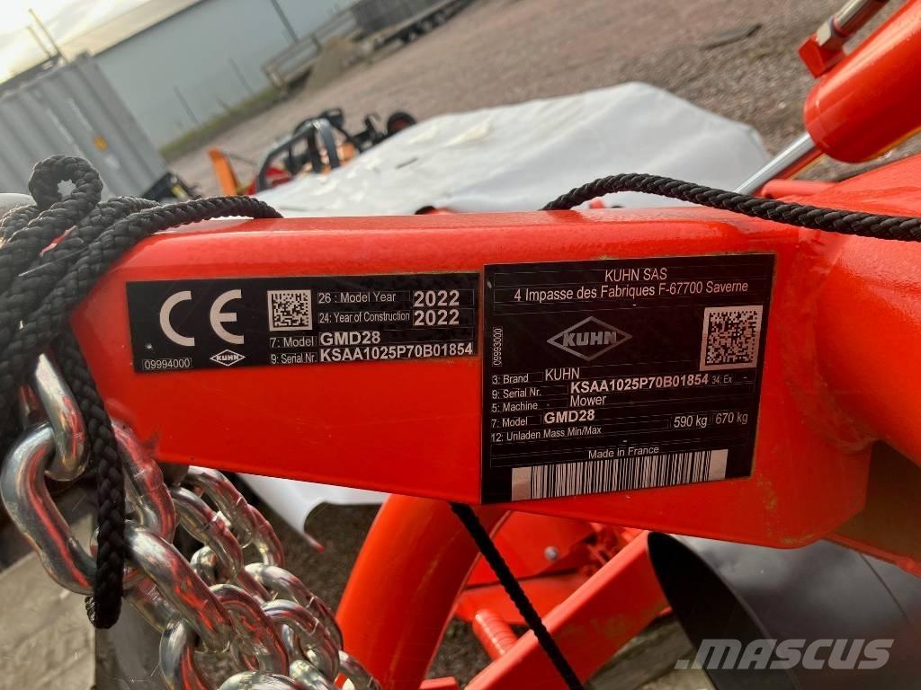 Kuhn GMD 280 Niidukid