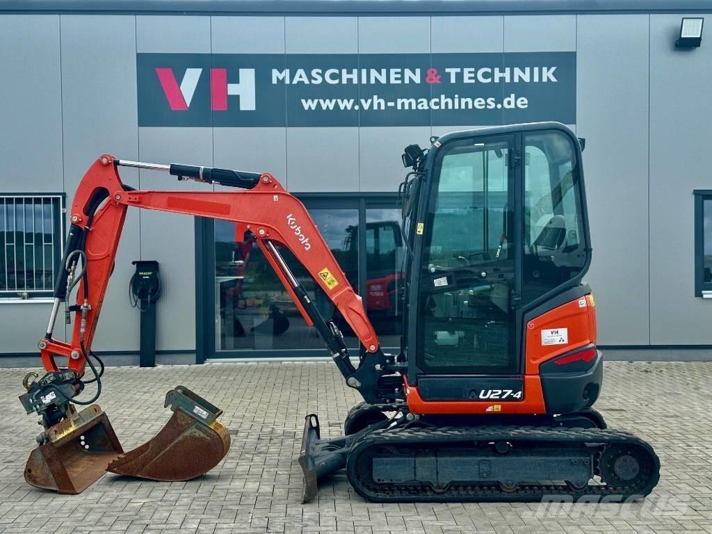 Kubota U 27-4 Miniekskavaatorid < 7 t