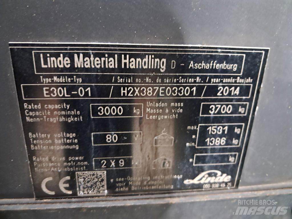Linde E30L-01 Elektritõstukid