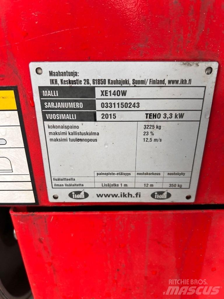 Mantall XE140W Käärtõstukid
