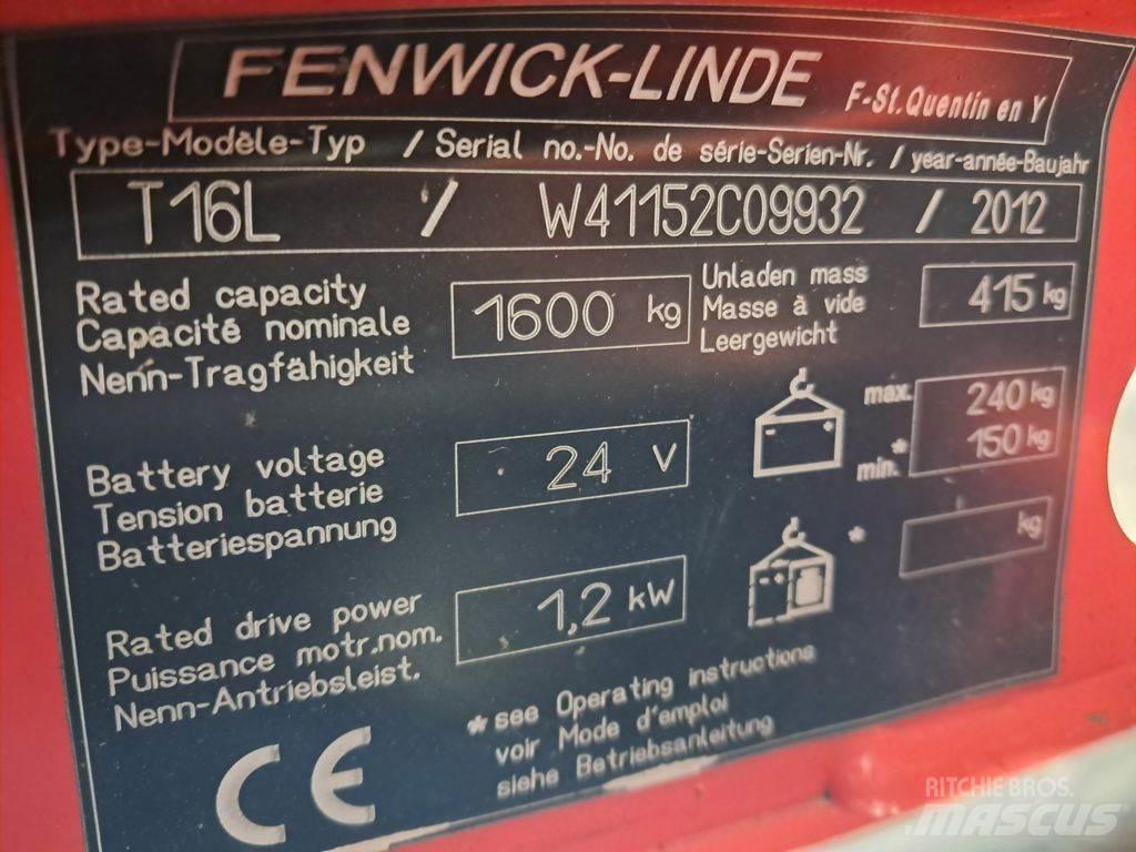 Linde T16L Elektriline alusesiirdaja