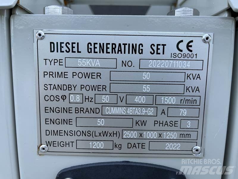 Cummins 55 kVA Diiselgeneraatorid