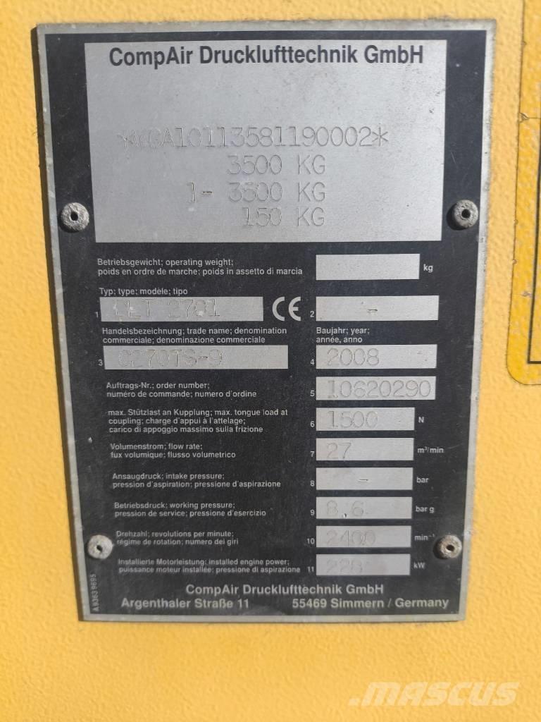 Compair DLT2701 Kompressorid