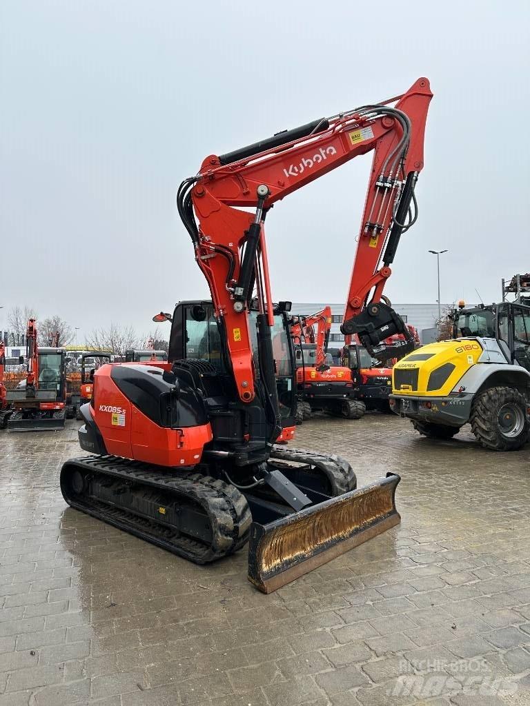 Kubota KX 085-5 2PGL Väikeekskavaatorid 7t-12t