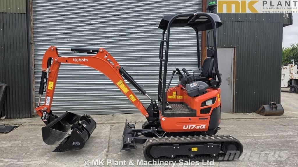 Kubota U 17-3a Miniekskavaatorid < 7 t