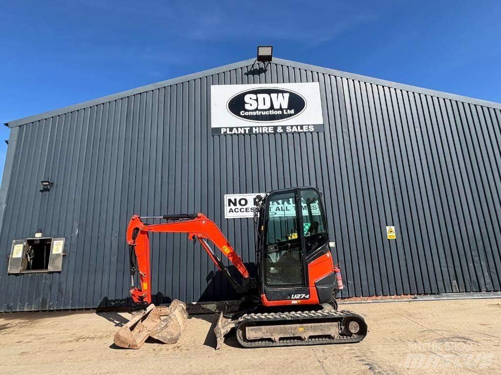Kubota U 27-4 Miniekskavaatorid < 7 t