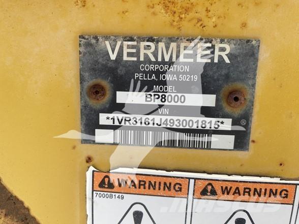 Vermeer BP8000 Muu silokoristustehnika