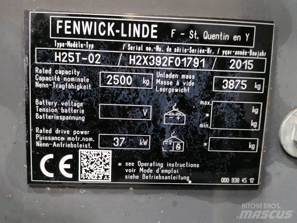 Linde H25T-02 Gaasitõstukid