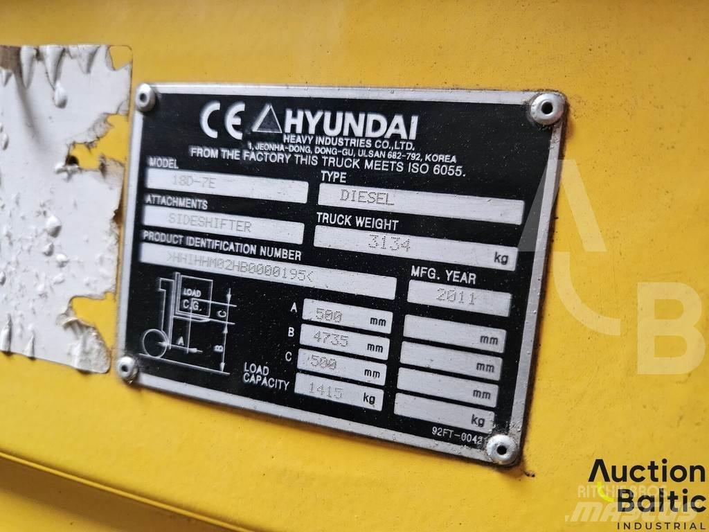 Hyundai 18D-7E Diiseltõstukid